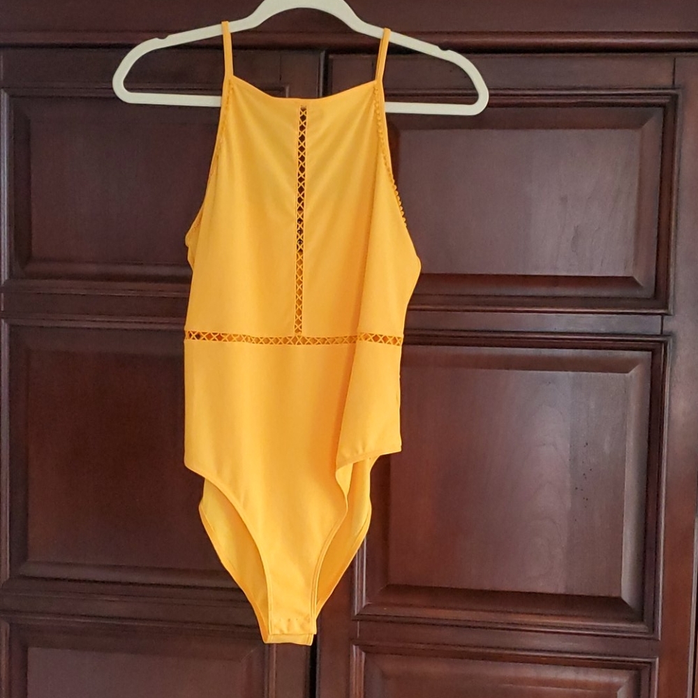 Yellow Bodysuit - Size Large